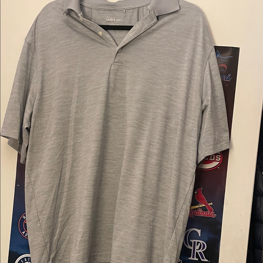 Walter Hagen Gray Polo Shirt